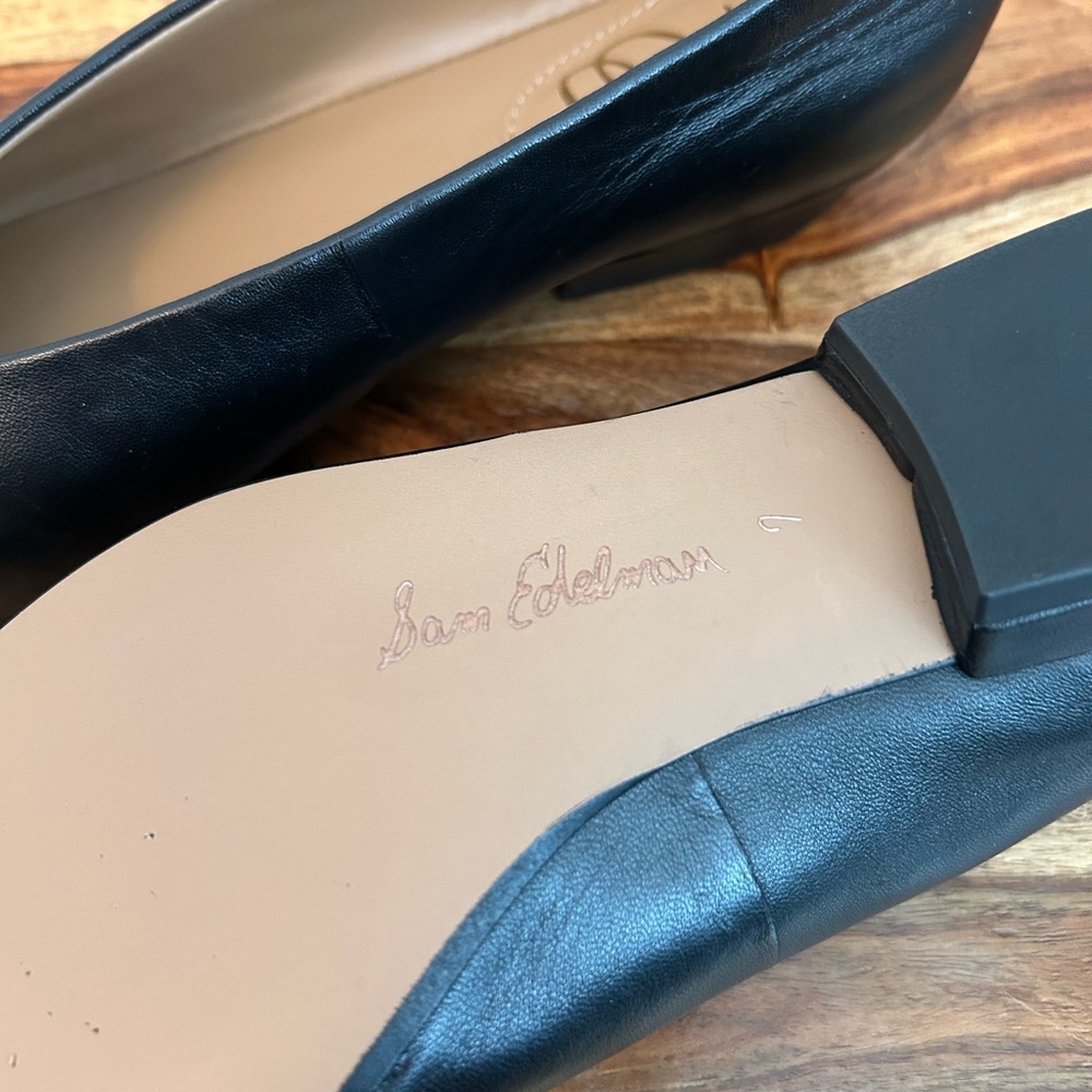 Sam Edelman Black Leather Women's Shoes, Size 7, NWT - Picture 5 of 9